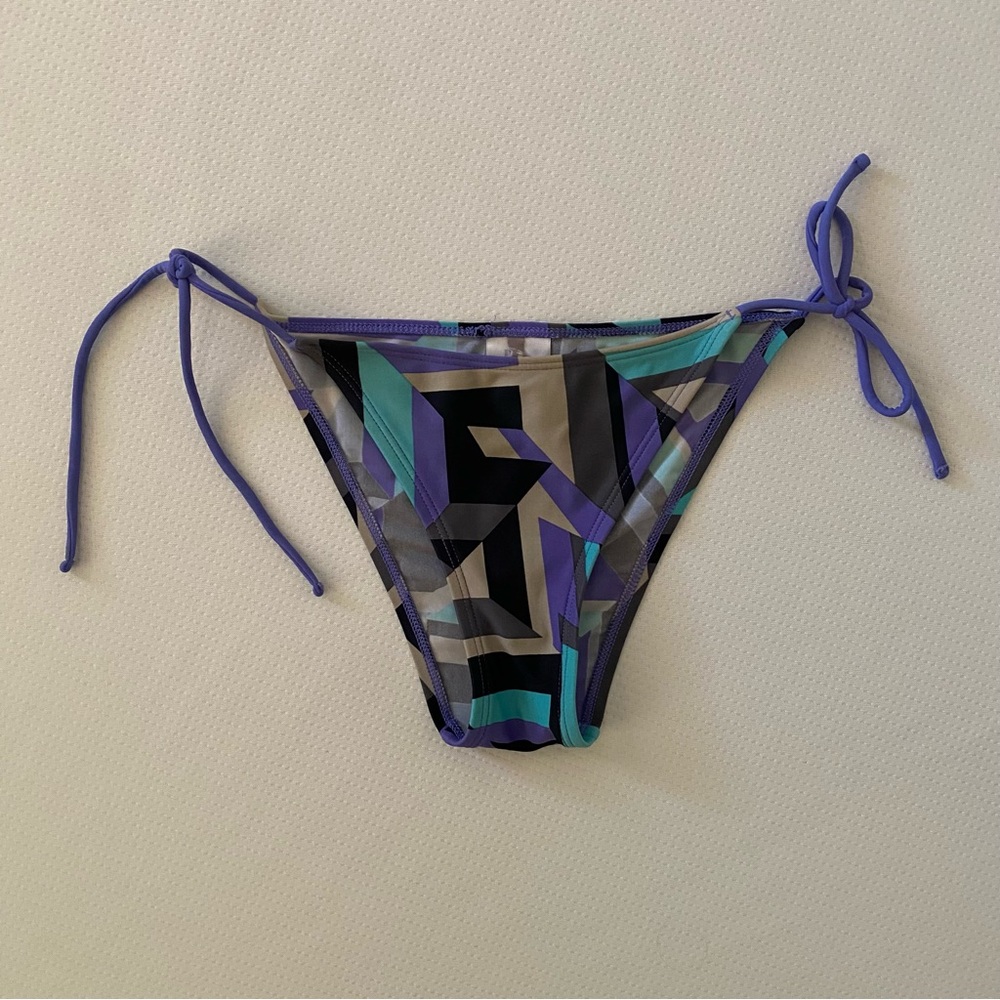 Patagonia Multicolor Striped Bikini Bottom Size Medium